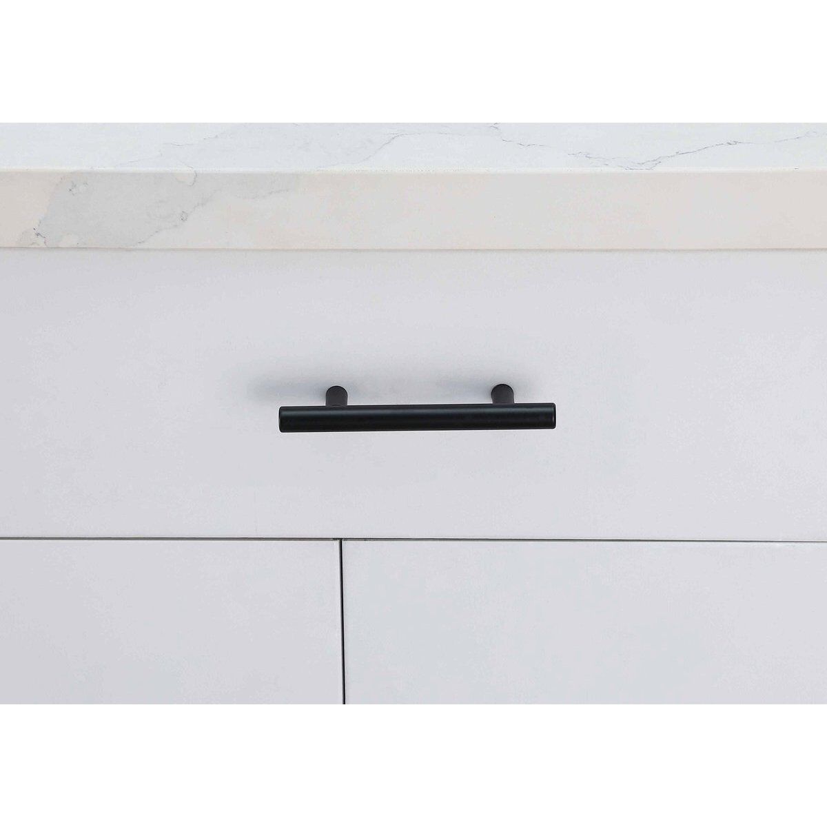 Quinn Matte Black Hardware Drawer Pull, Set of 10