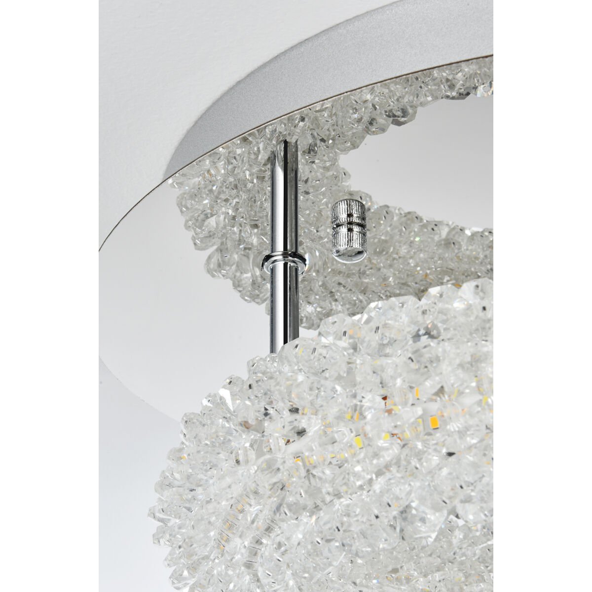 Bowen crystal flush mount top