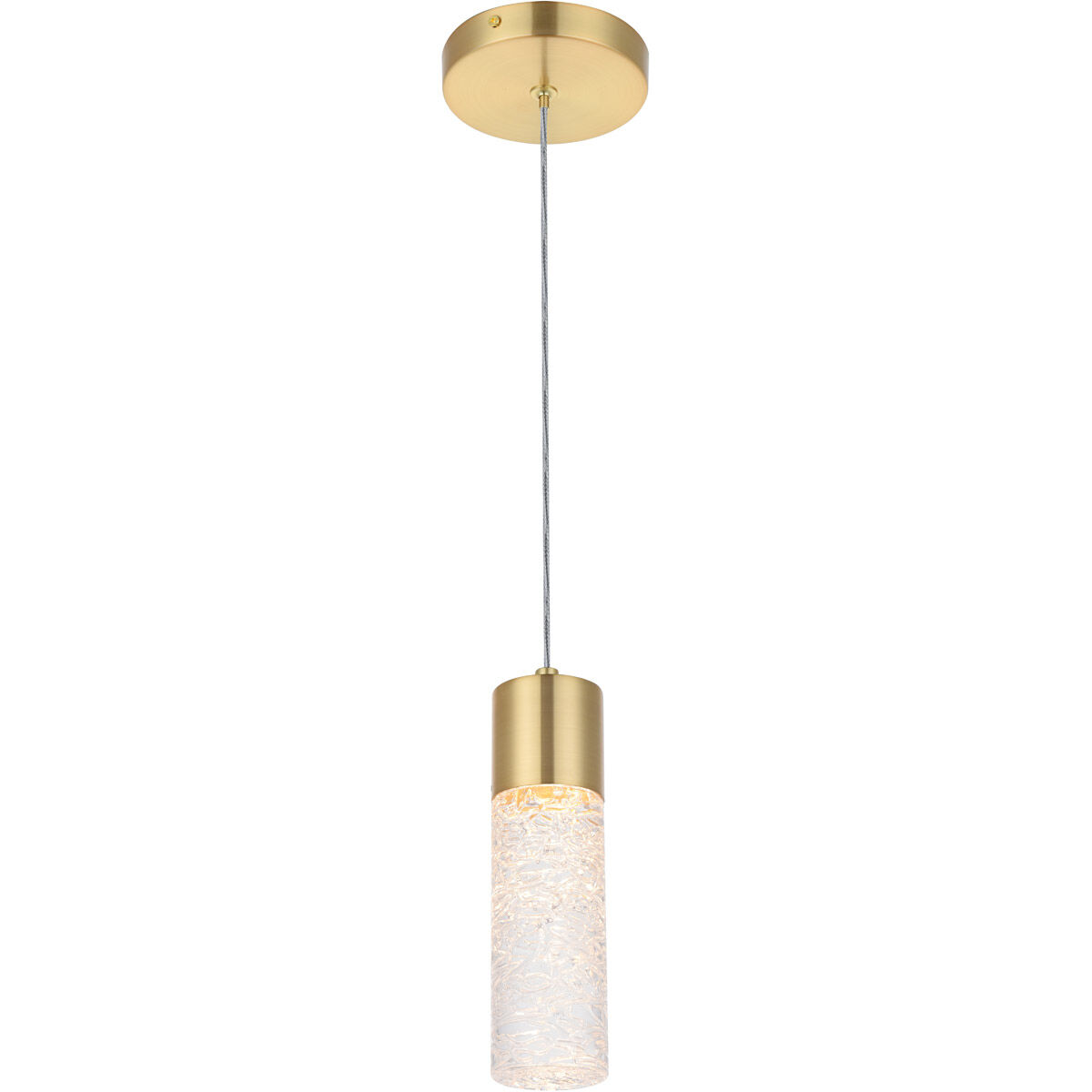 Constellation LED 5 inch Gold Pendant Ceiling Light