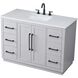 Chase 48 X 34 inch Grey Bathroom Vanity Cabinet