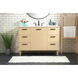 Baldwin 48 X 22 X 34 inch Maple Vanity Sink Set