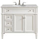 Park Avenue 40 X 35 inch White with Carrara White Marble Vanity Set
