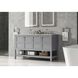 Theo 54 X 34 inch Grey Bathroom Vanity Cabinet
