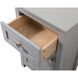 Adian Grey Bathroom Storage Cabinet