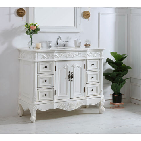 Oakland 42 X 22 X 36 inch Antique White Vanity Sink Set