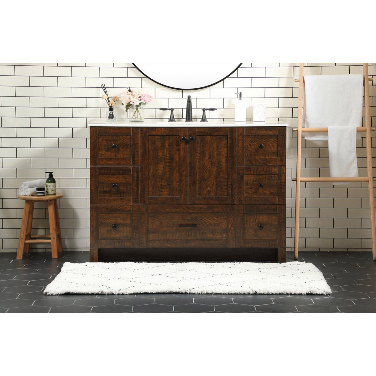 Soma 48 X 19 X 34 inch Expresso Vanity Sink Set