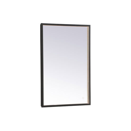 Pier 30 X 18 inch Black LED Mirror