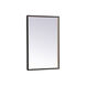 Pier 30 X 18 inch Black LED Mirror