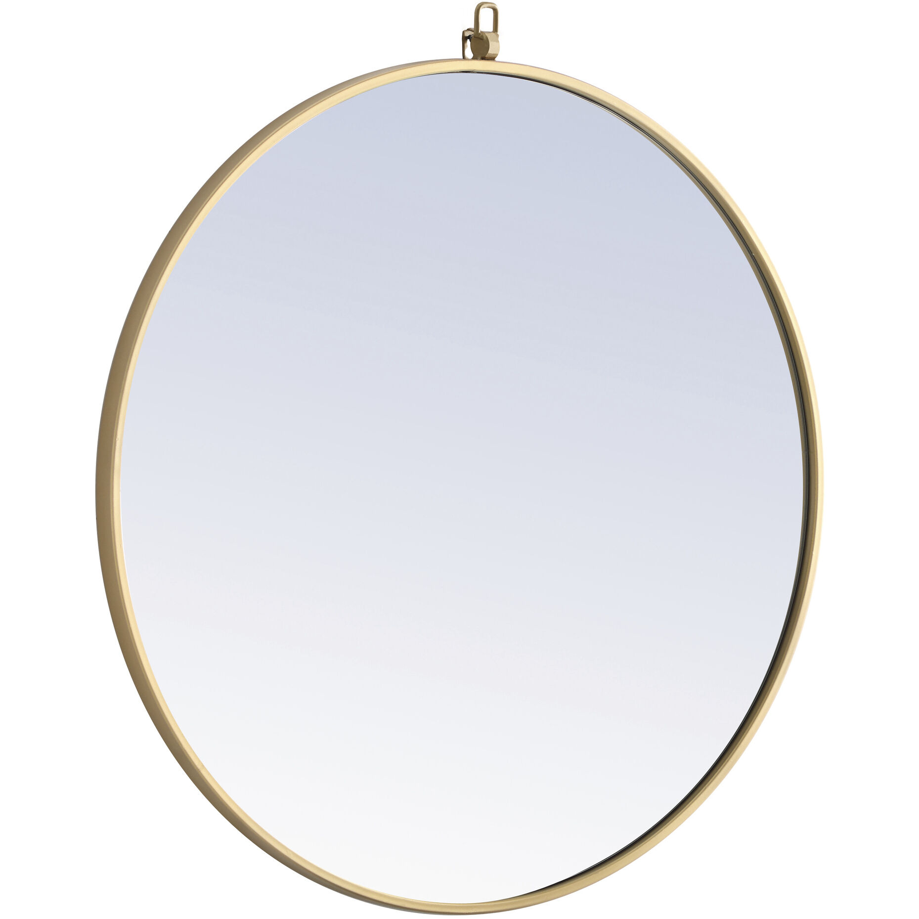 Eternity 28 X 28 inch Brass Wall Mirror