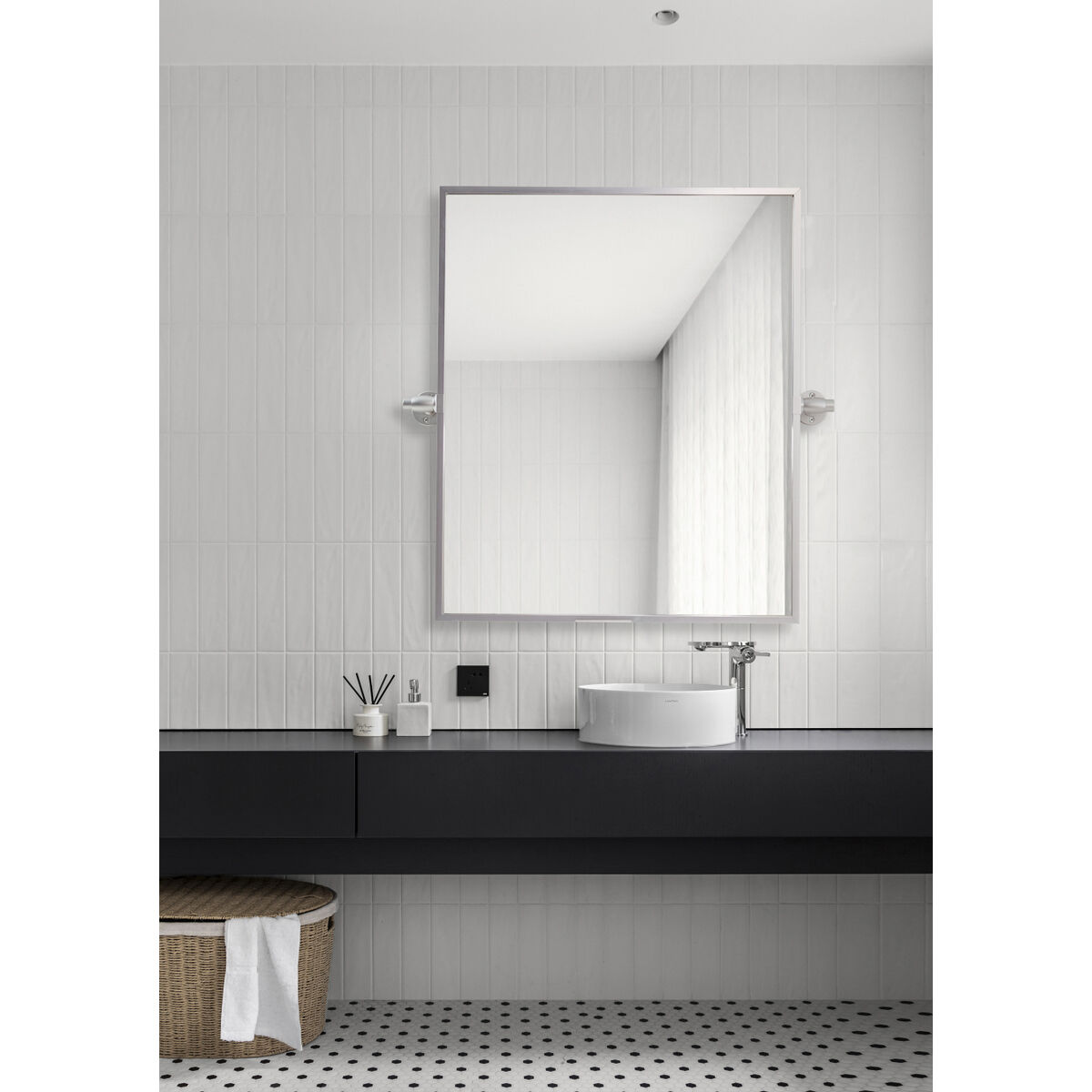 Everly 24 X 20 inch Silver Mirror