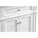 Park Avenue 60 X 35 inch White with Carrara White Marble Vanity Set