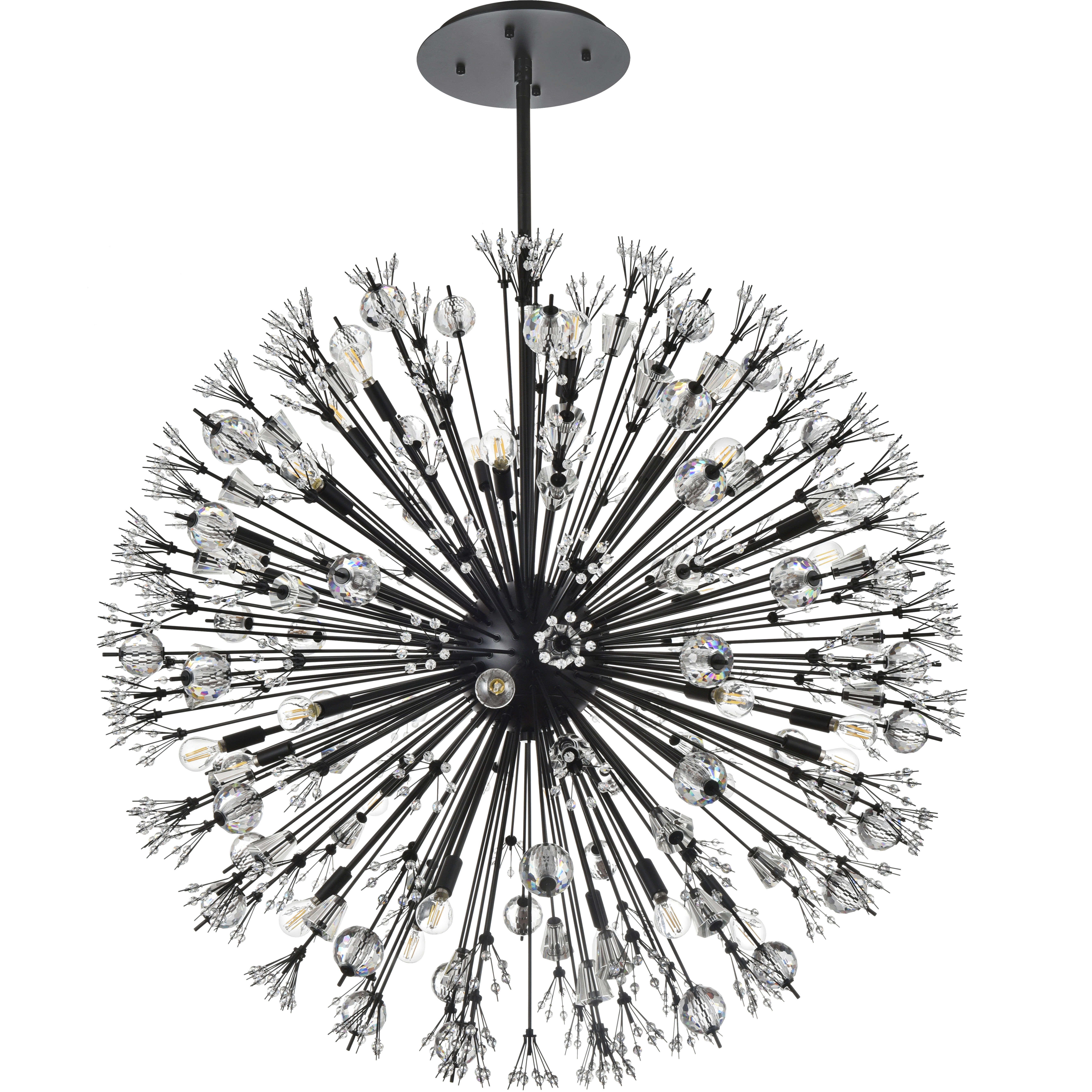 Vera 32 Light 44 inch Black Pendant Ceiling Light