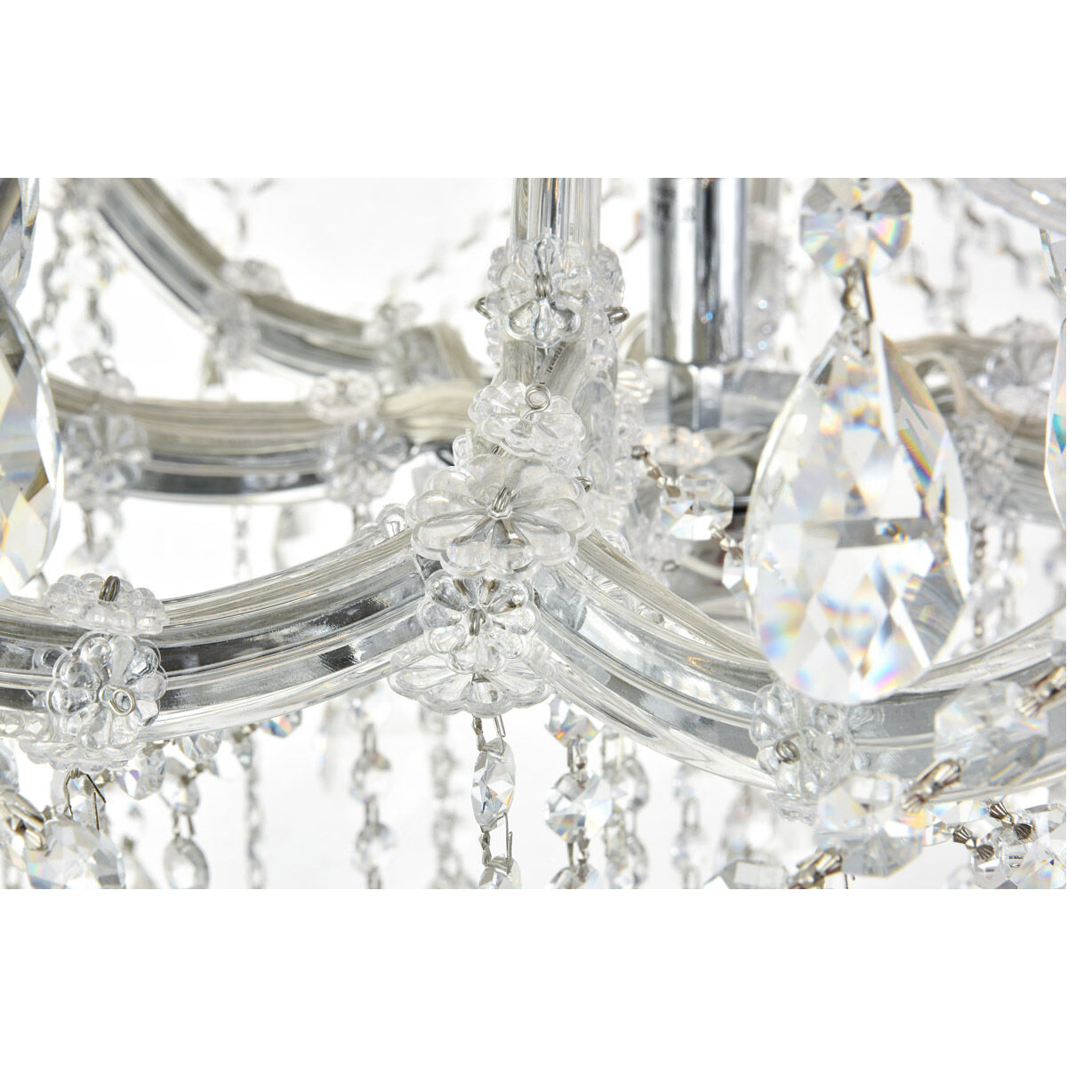 Maria Theresa 84 Light 96 inch Chrome Chandelier Ceiling Light in Clear, Royal Cut 