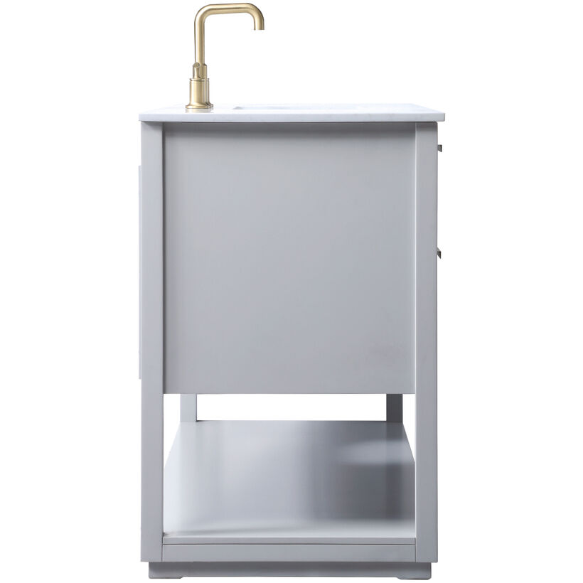 Larkin 54 X 22 X 34 inch Grey Vanity Sink Set