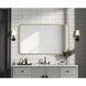 Remy 40 X 24 inch Brass Mirror