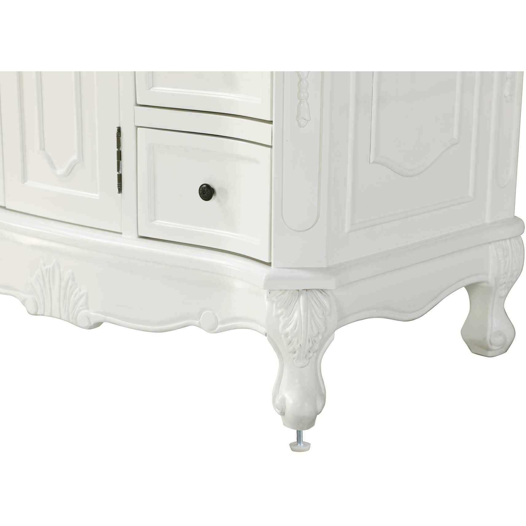 Danville 36 X 36 inch Antique White Bathroom Vanity Cabinet