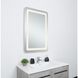 Genesis 30 X 18 inch Glossy White LED Mirror