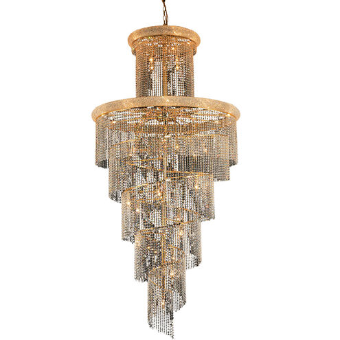 Spiral 41 Light 48.00 inch Foyer Pendant