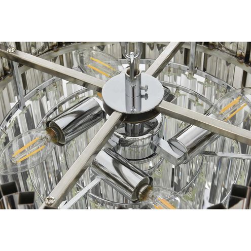 Willow 4 Light 16 inch Chrome Chandelier Ceiling Light