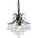 Toureg 3 Light 12 inch Black and Clear Pendant Ceiling Light