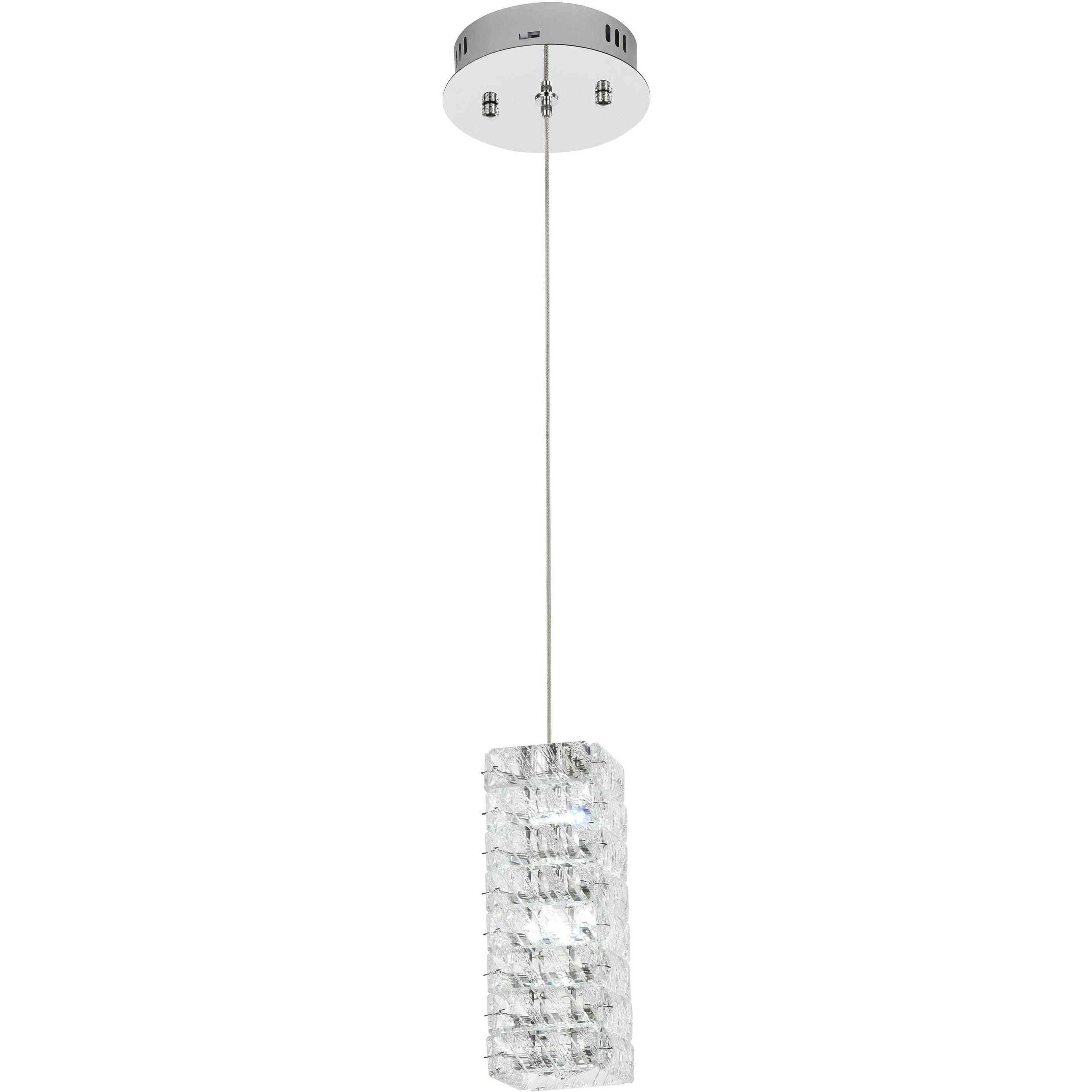 Aston 1 Light 6.5 inch Chrome Pendant Ceiling Light