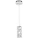 Aston 1 Light 6.5 inch Chrome Pendant Ceiling Light