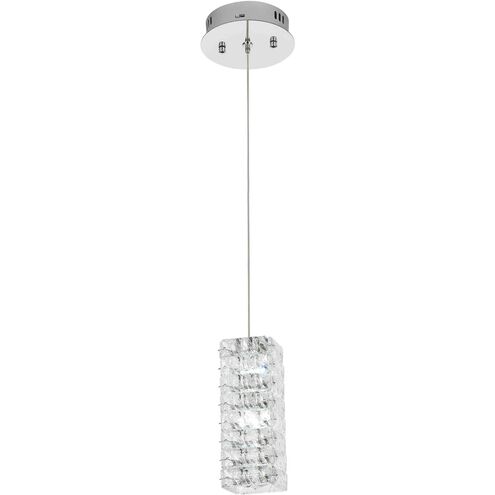 Aston 1 Light 6.5 inch Chrome Pendant Ceiling Light