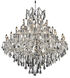 Maria Theresa 37 Light 44 inch Chrome Foyer Ceiling Light in Clear, Royal Cut