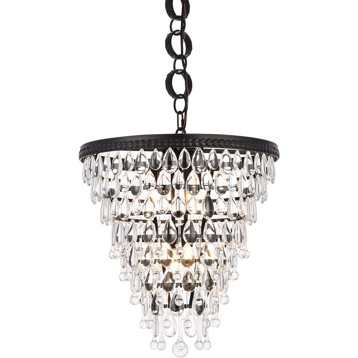 Nordic 5 Light 18 inch Black Pendant Ceiling Light