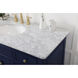 Otto 48 X 21 X 35 inch Blue Vanity Sink Set