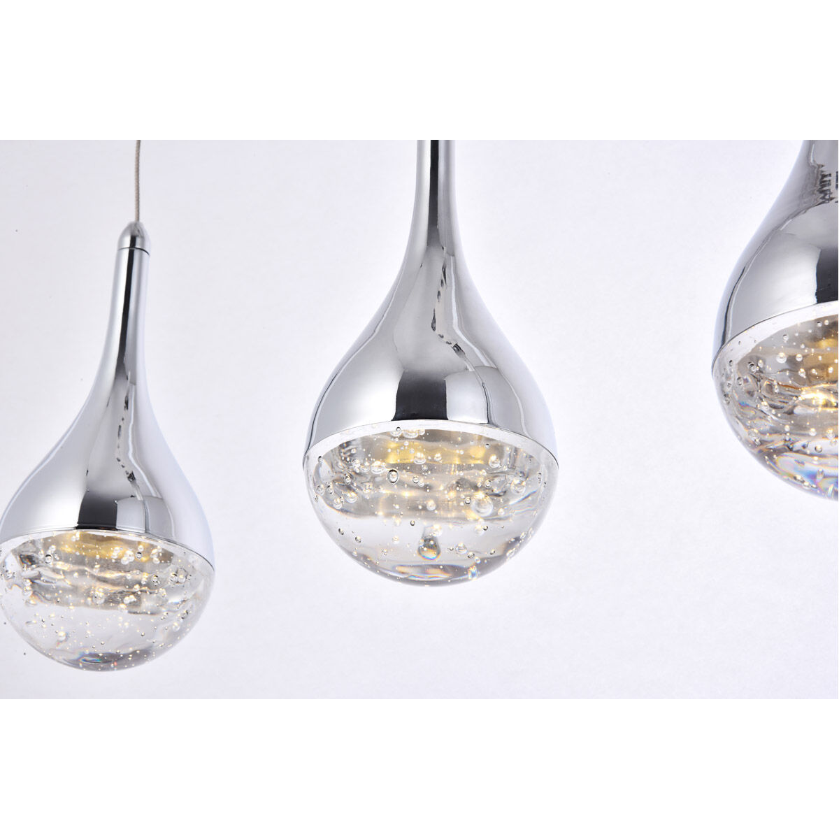 Amherst LED 34 inch Chrome Chandelier Ceiling Light