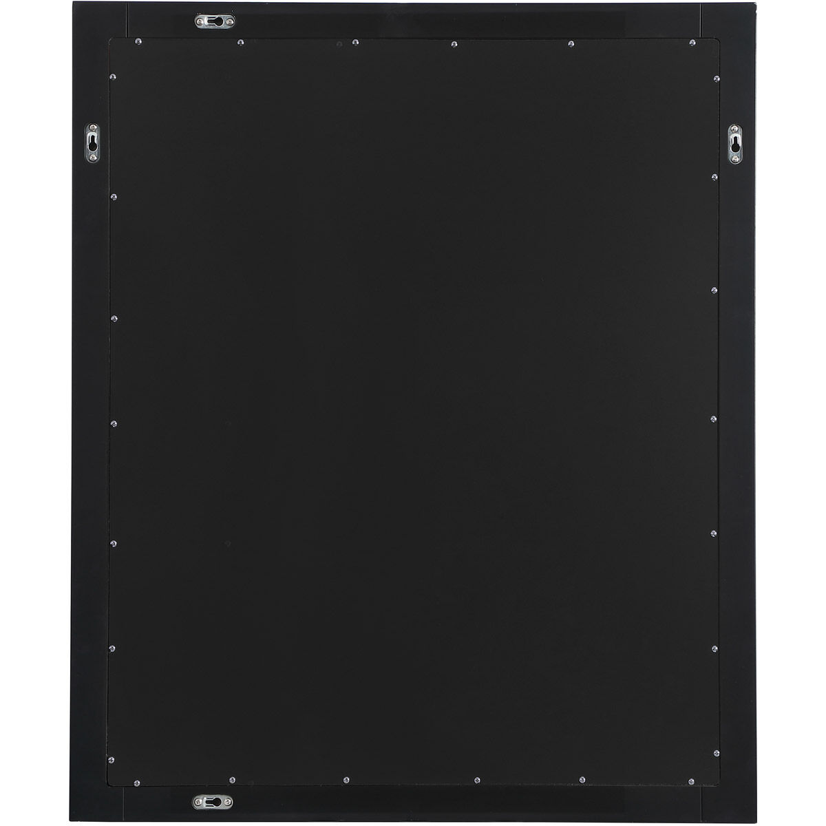 Aqua 36 X 30 inch Black Vanity Mirror