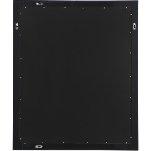 Aqua 36 X 30 inch Black Vanity Mirror