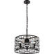 Kennedy 3 Light 17 inch Black Pendant Ceiling Light