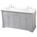 Clarence 60 X 22 X 35 inch Grey Vanity Sink Set