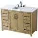 Alina 48 X 34 inch Linen Oak Bathroom Vanity Cabinet