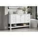 Theo 54 X 34 inch White Bathroom Vanity Cabinet