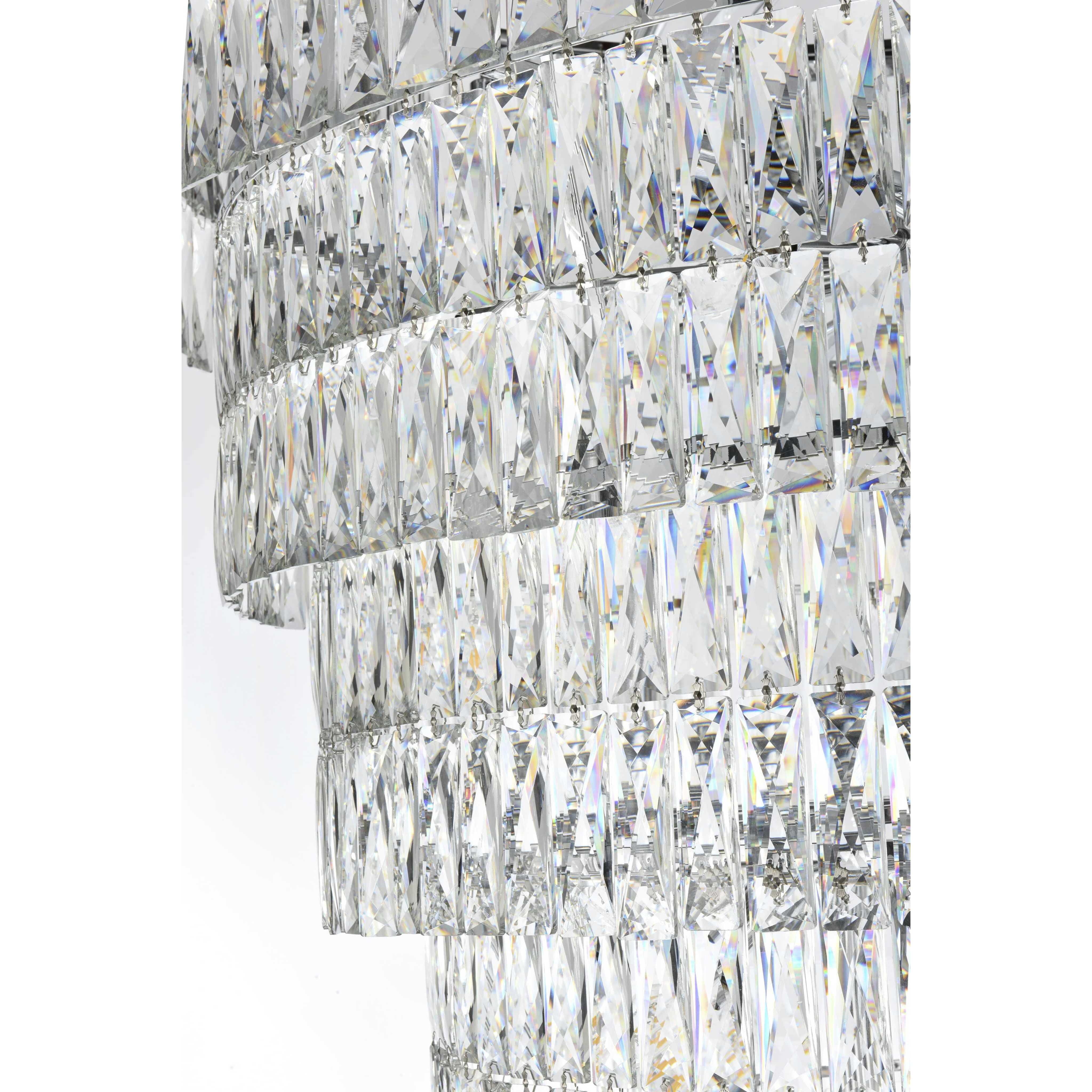 Josephine 61 Light 41 inch Chrome Chandelier Ceiling Light