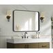Remy 36 X 24 inch Black Mirror