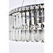 Maxime 12 Light 24 inch Black and Clear Chandelier Ceiling Light