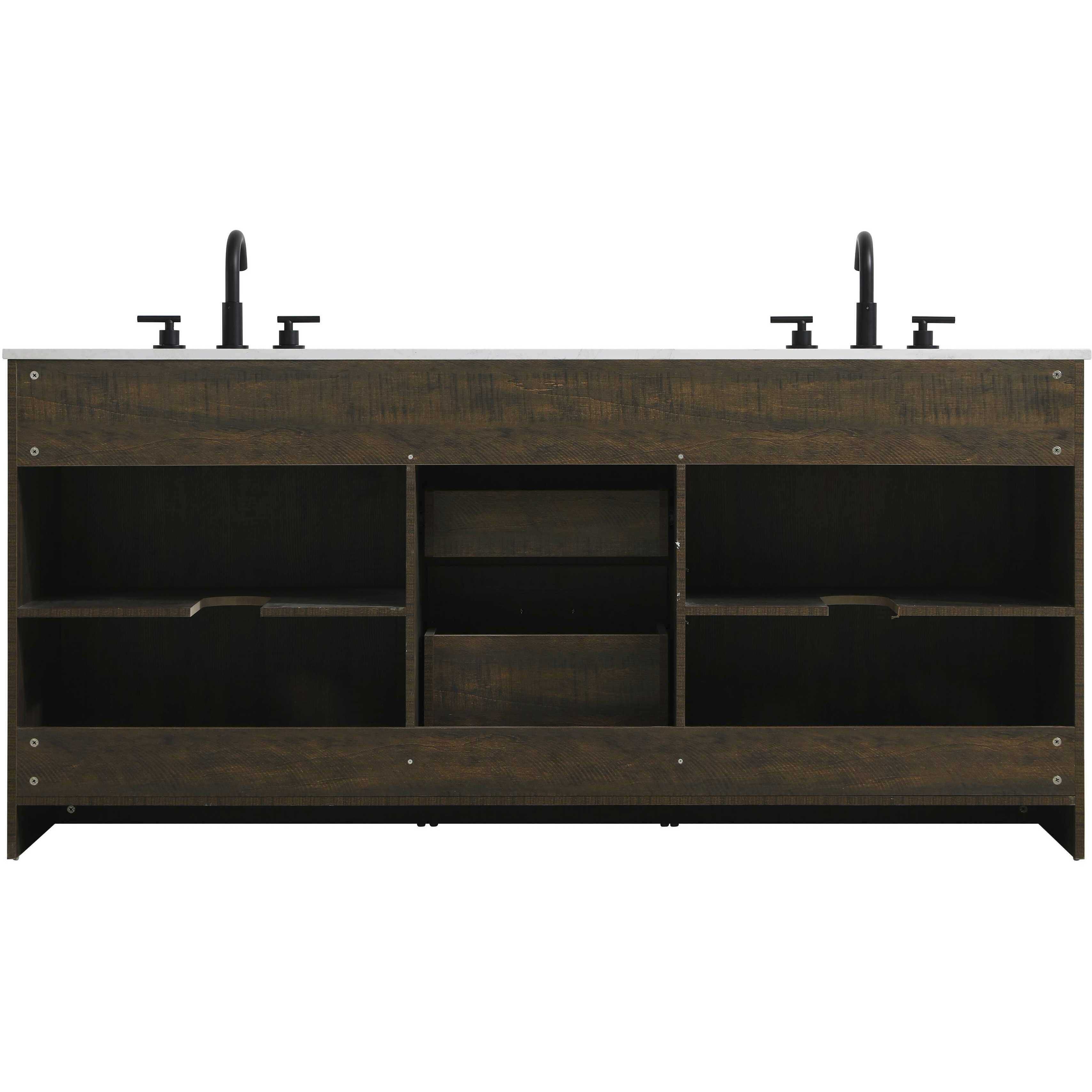 Austin 72 X 34 inch Expresso Bathroom Vanity Cabinet