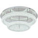 Bowen 2 Light 26 inch Chrome Flush Mount Ceiling Light