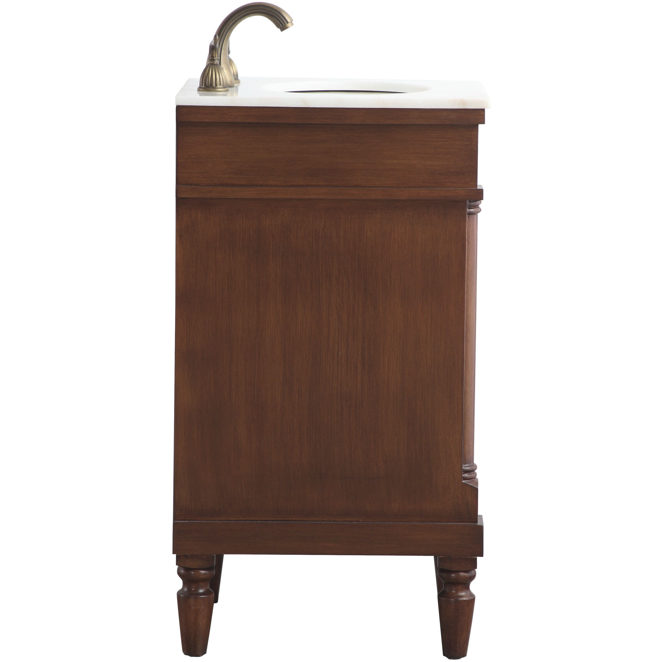 Lexington 19 X 18 X 35 inch Walnut Vanity Sink Set 