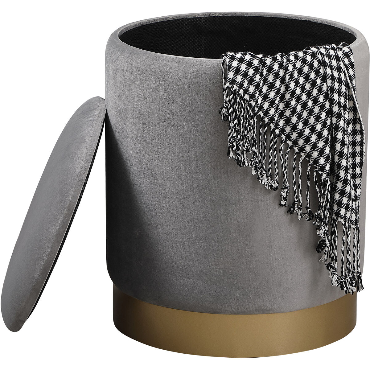 Ozman 17 inch Gray Stool