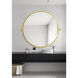 Everly 30 X 30 inch Gold Mirror