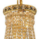 Tranquil 22 Light 22 inch Gold Dining Chandelier Ceiling Light in Royal Cut