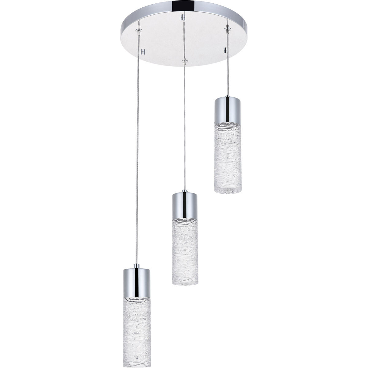 Constellation LED 12 inch Chrome Pendant Ceiling Light