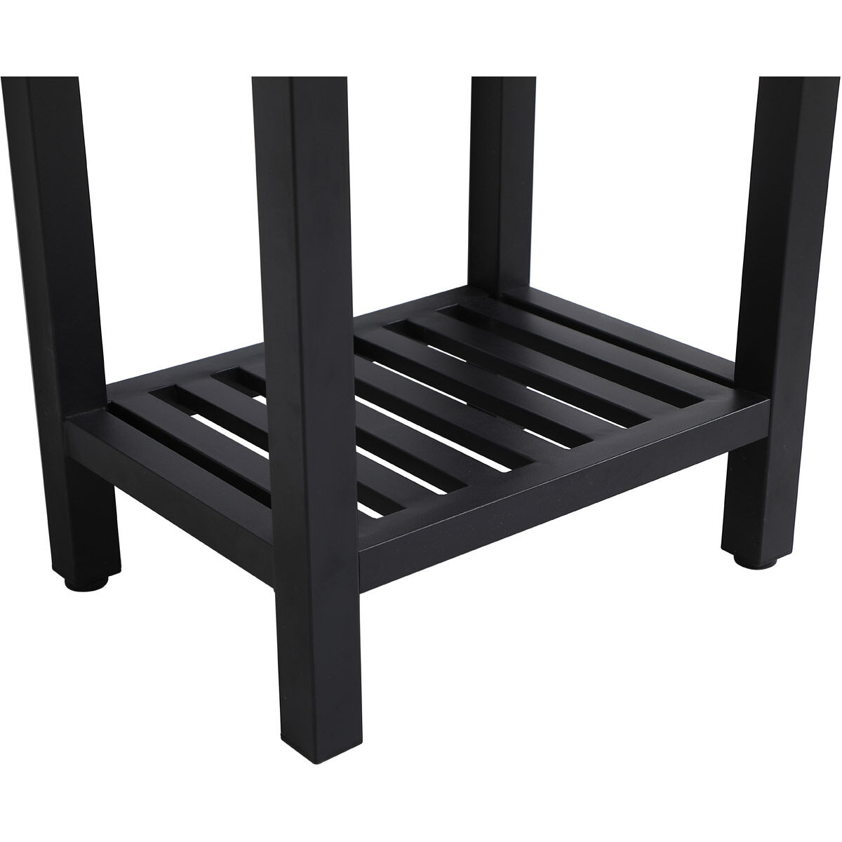 Raya 18 X 13.5 X 34 inch Black and White Vanity Sink Set