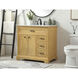 Americana 36 X 22 X 35 inch Natural Wood Vanity Sink Set