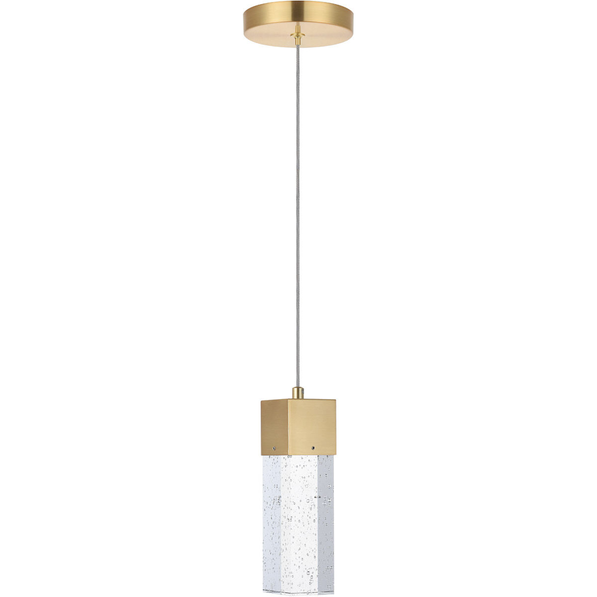 Novastella LED 5 inch Gold Pendant Ceiling Light